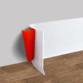 Vinyl Wall Baseboard Molding Trim 6in x 60ft - Flexible Peel and Stick