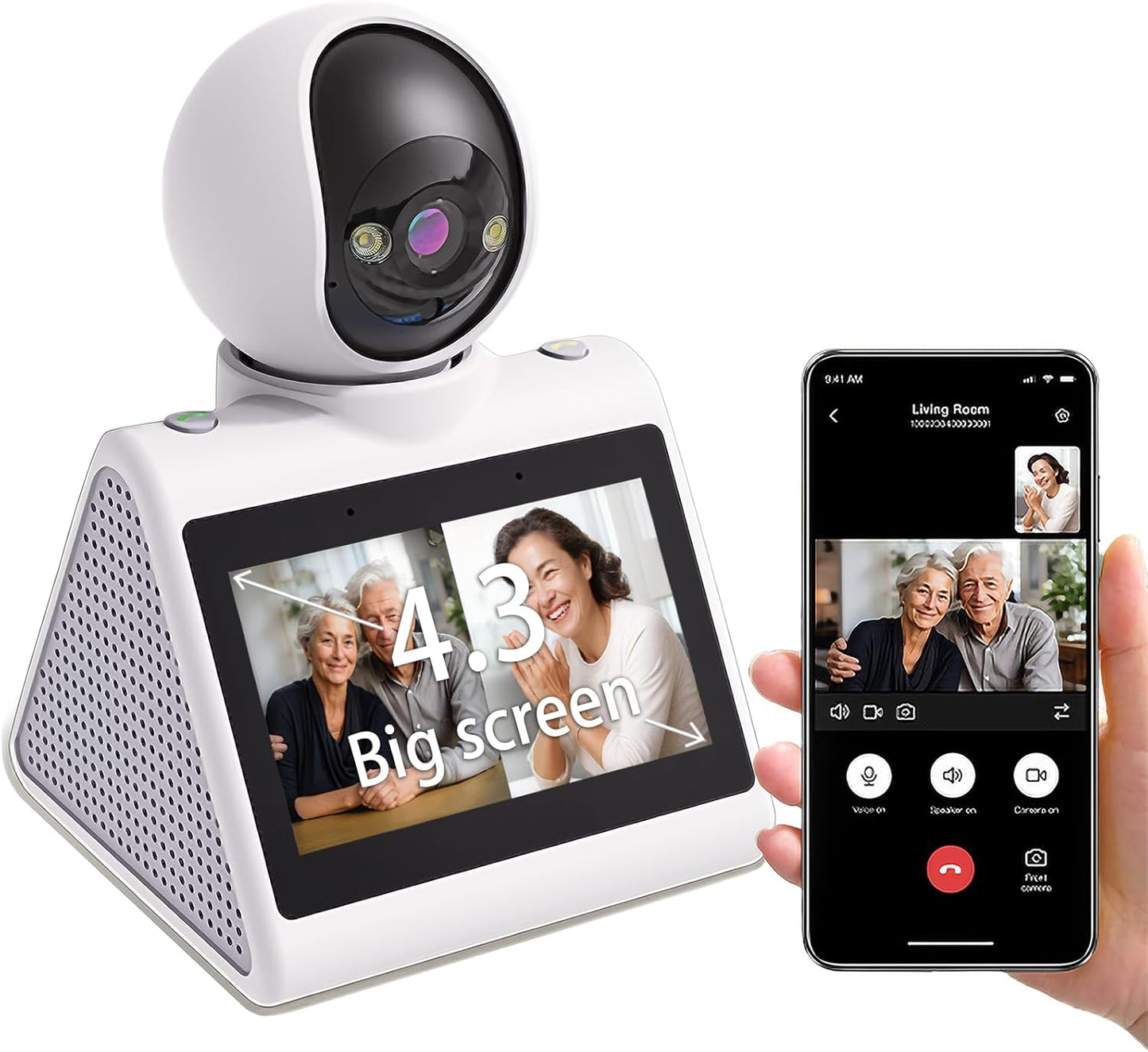 KEENLUK 1080P Home Security Cam: Two-Way Video, Motion Detection