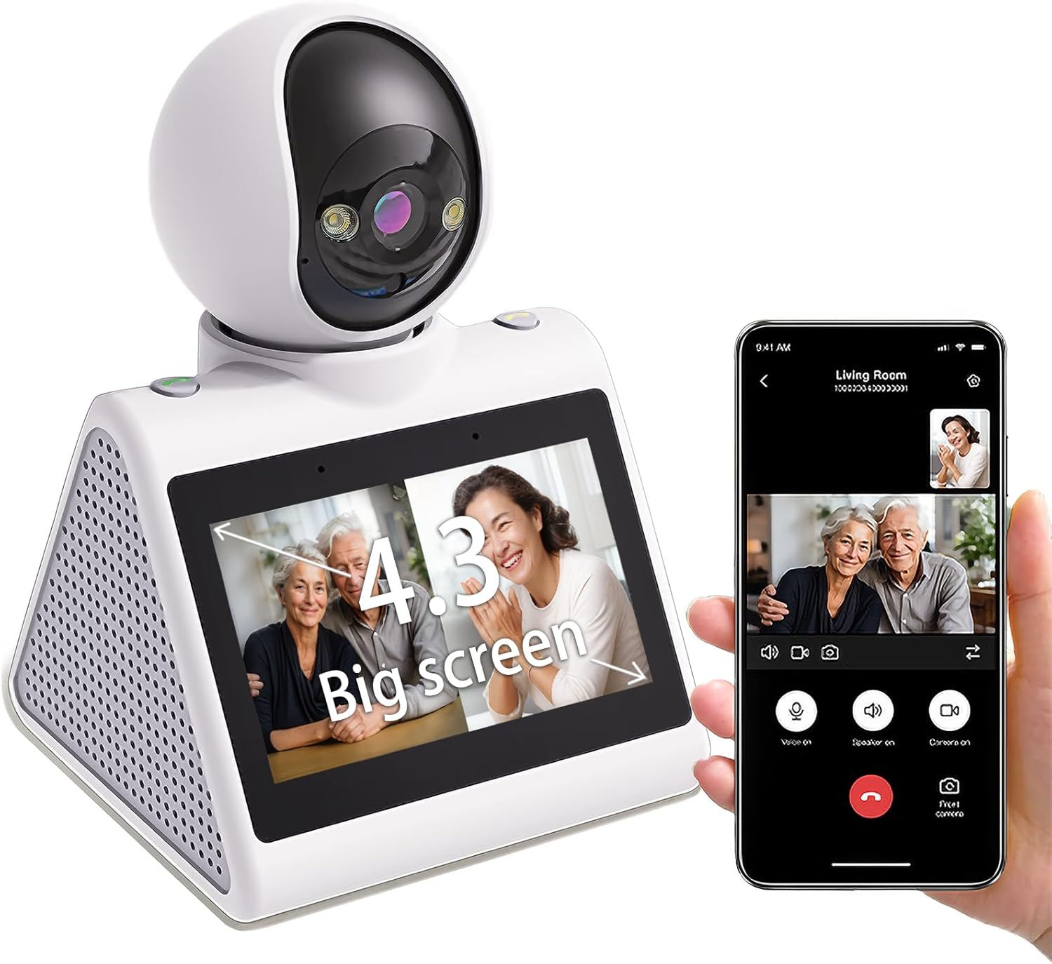 KEENLUK 1080P Home Security Cam: Two-Way Video, Motion Detection