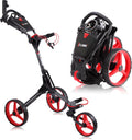CUBE CART 3 Wheel Push Pull Golf CART - Smallest Folding Lightweight