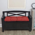 Klear Vu Gripper Omega Non-Slip Tufted Bench Cushion - Comfortable 27