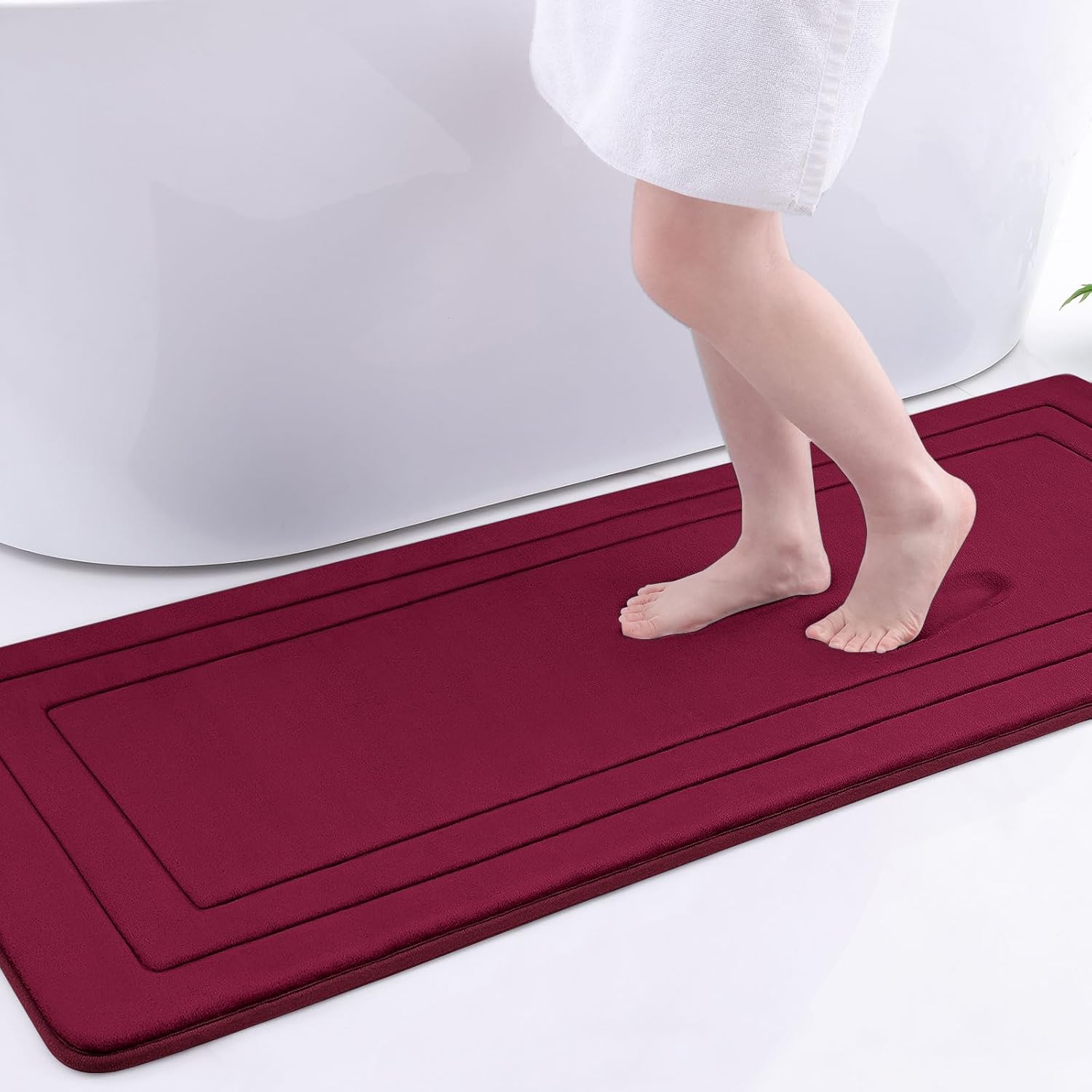 Arotive Memory Foam Bathroom Rug Mat 59x24, Ultra Soft Comfort