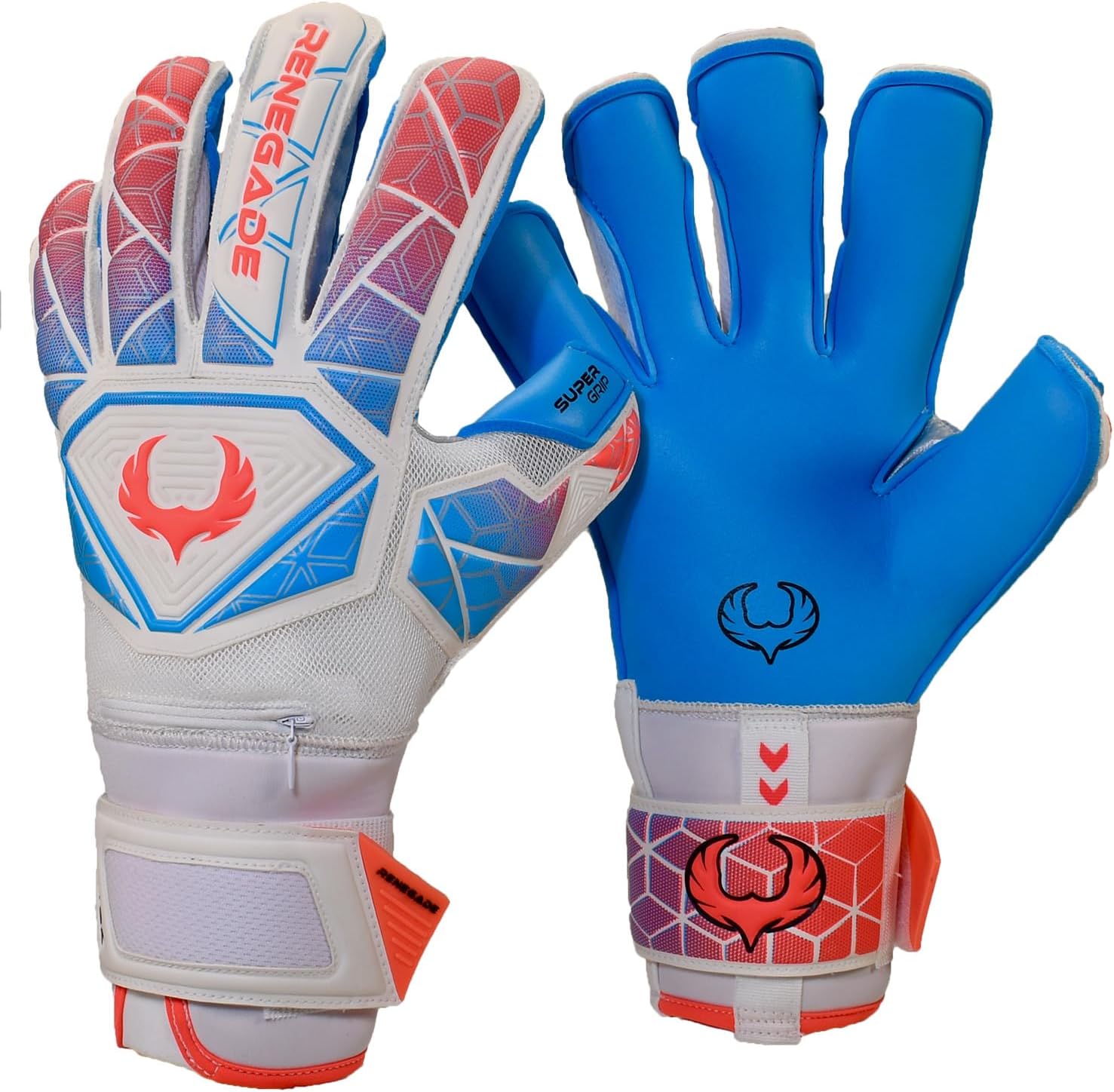 Renegade GK Vortex Goalie Gloves with Microbe-Guard for All Levels