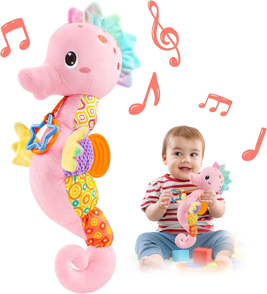Musical Seahorse Baby Toy for Sensory Development