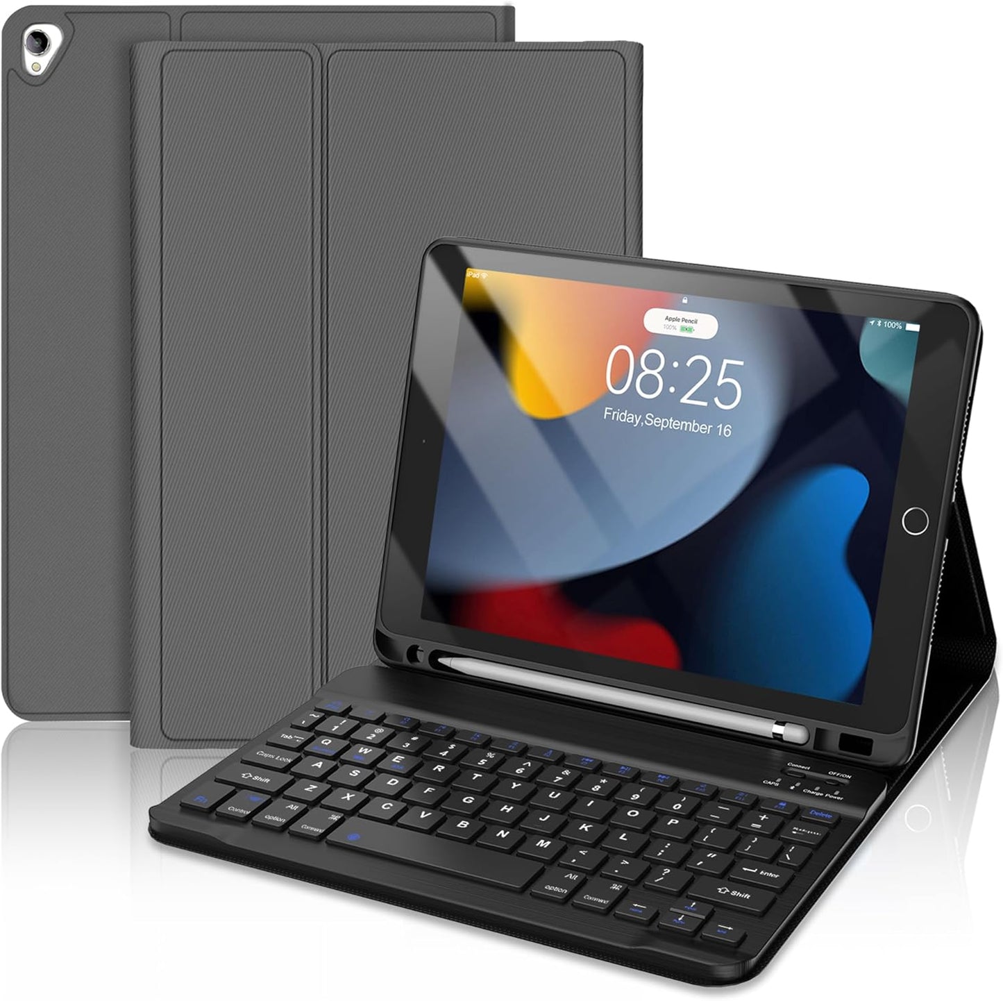 iPad 9th Generation Keyboard Case with Detachable Wireless Keyboard
