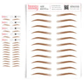 Set of 5 Long-Lasting Eyebrow Tattoos for Natural-Looking Brows