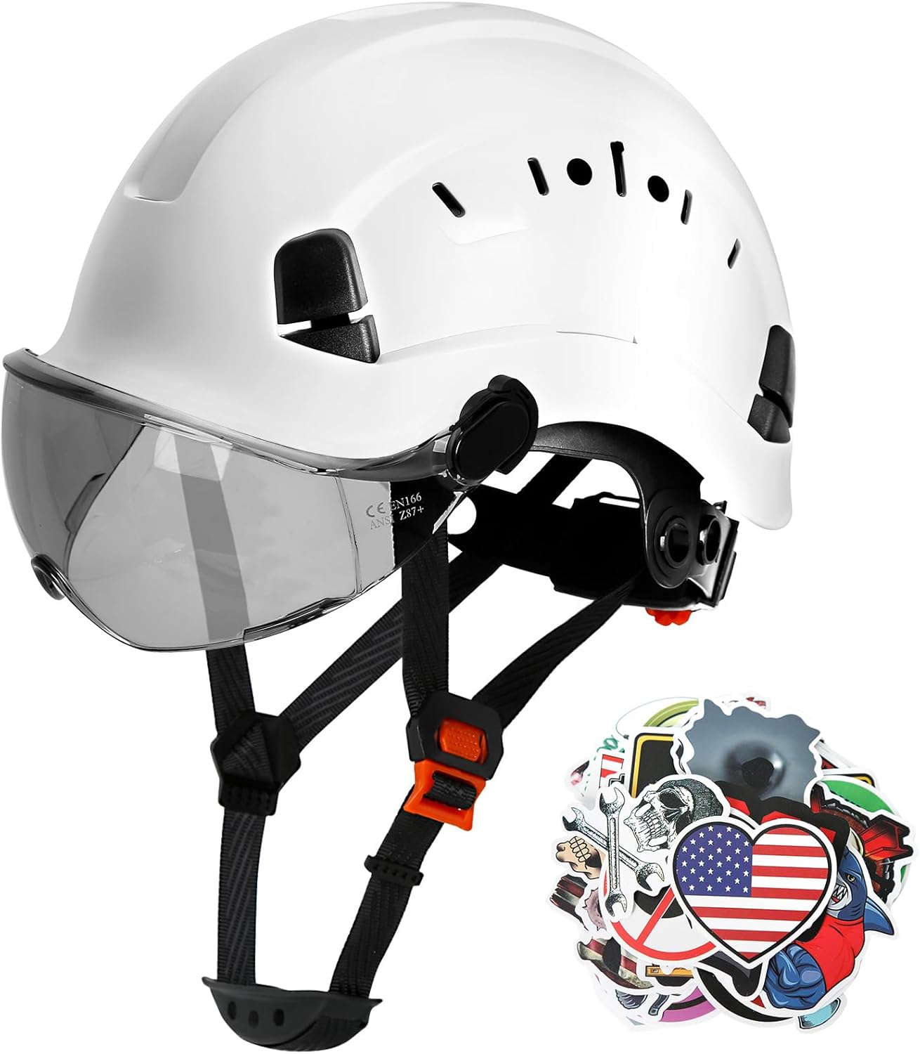 AOLAMEGS Construction Safety Hard Hat with Smoke Visor