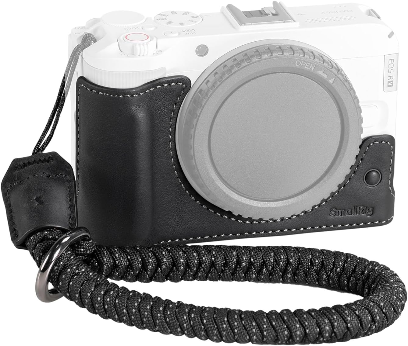 SMALLRIG Leather Half Case Kit for Canon R50 V - Black