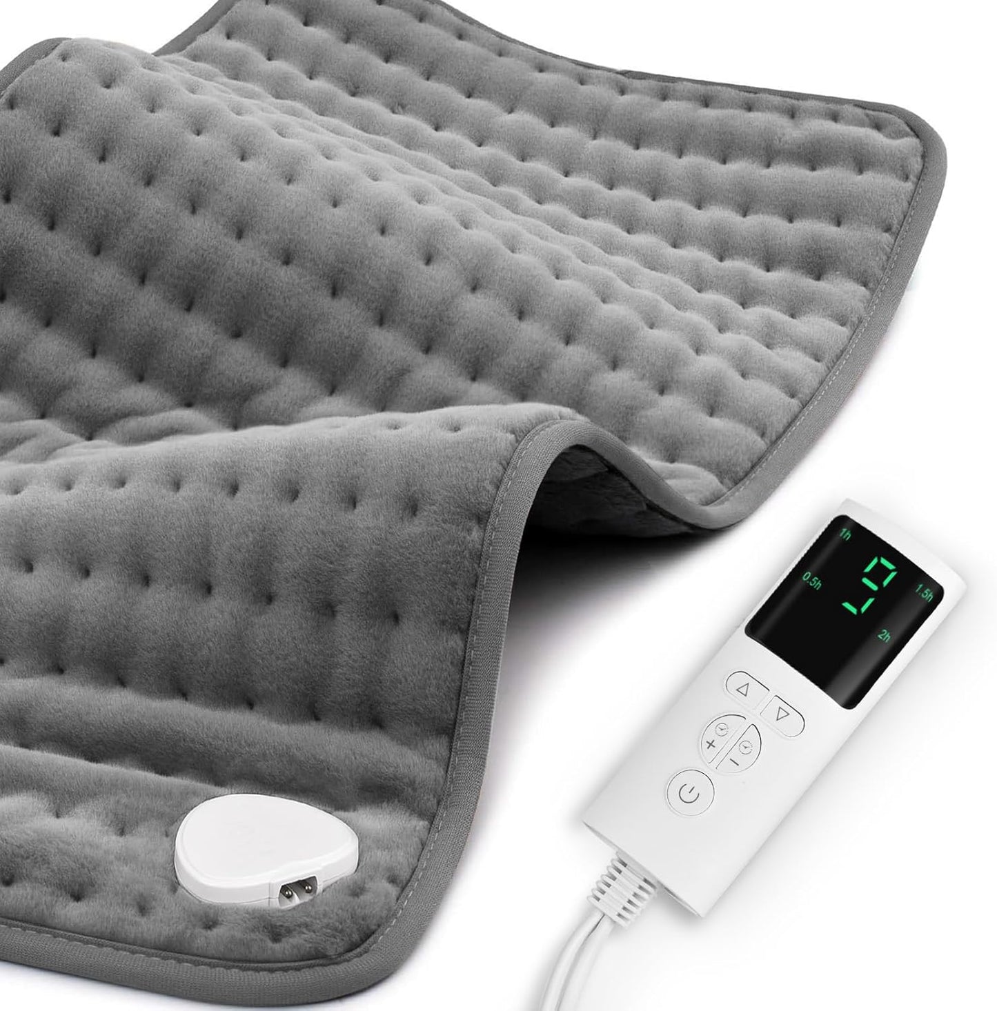 Heating Pad for Back Pain Relief with Moist and Dry Heat Options