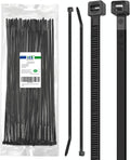 HS 12 Inch UV Protected Zip Ties (100 Pack) - Strong Self Locking Cable Ties Indoor/Outdoor