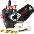 NIBBI 22mm Carburetor with CNC 48mm Air Filter kit - Improved Throttle