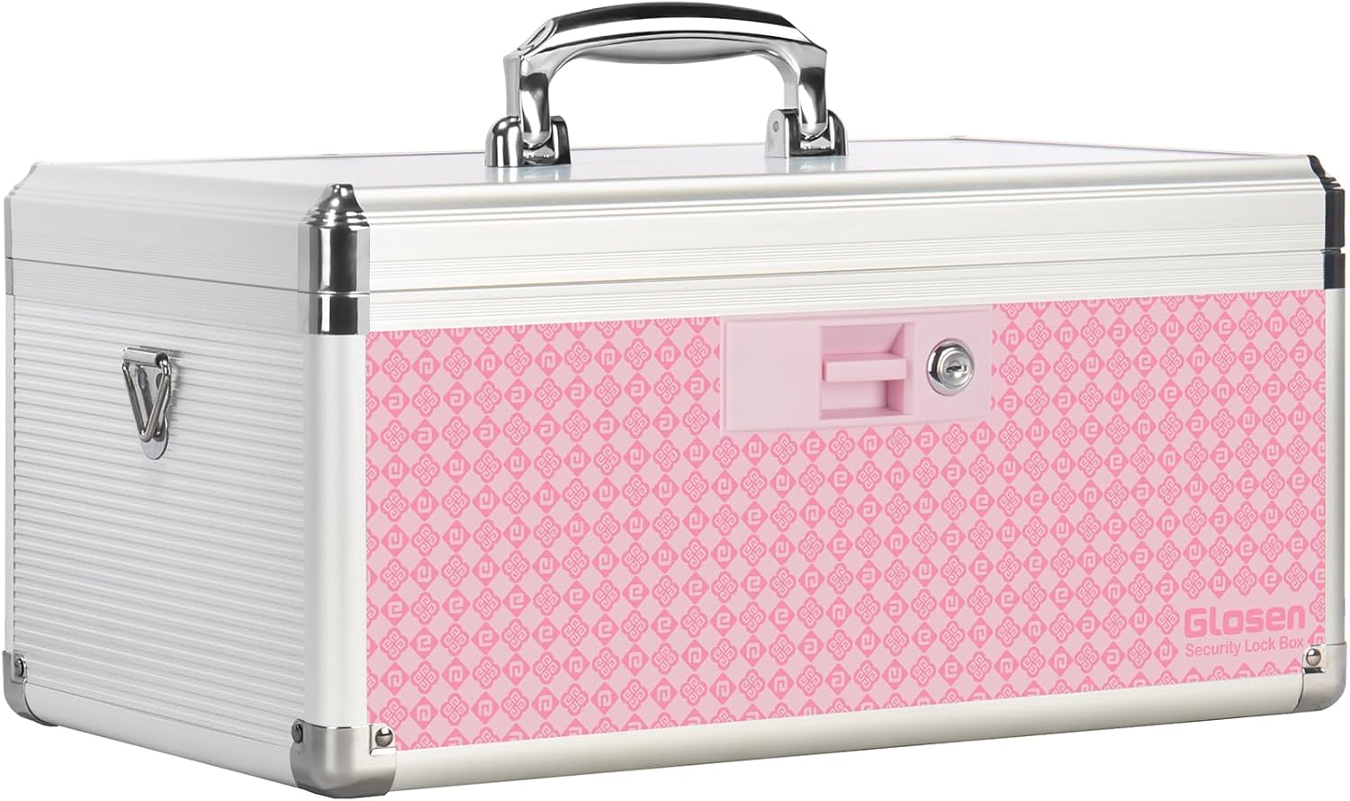 Medicine Lock Box Storage Safe Pink - Durable and Spacious Design
