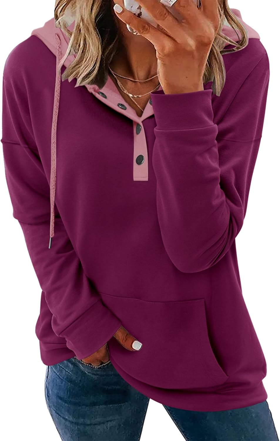 VIEACTIVEWEAR Tie Dye Hoodie for Women - Casual Oversize Pullover
