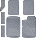 Gray Fitted Fleece Liners for Ferret Nation Double Unit - Set