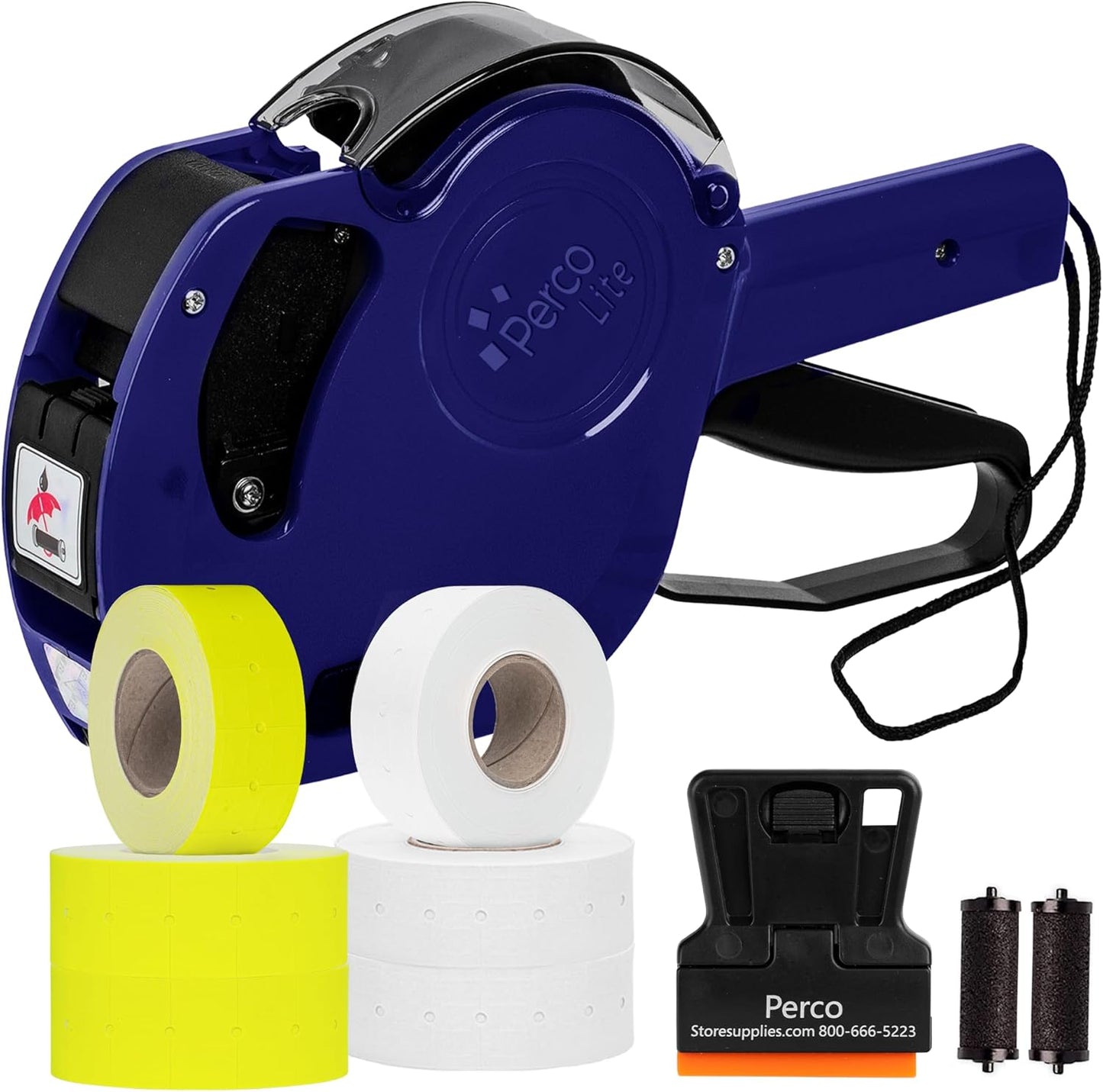 Perco Lite Price Gun Kit with Labels for Small Retail Needs