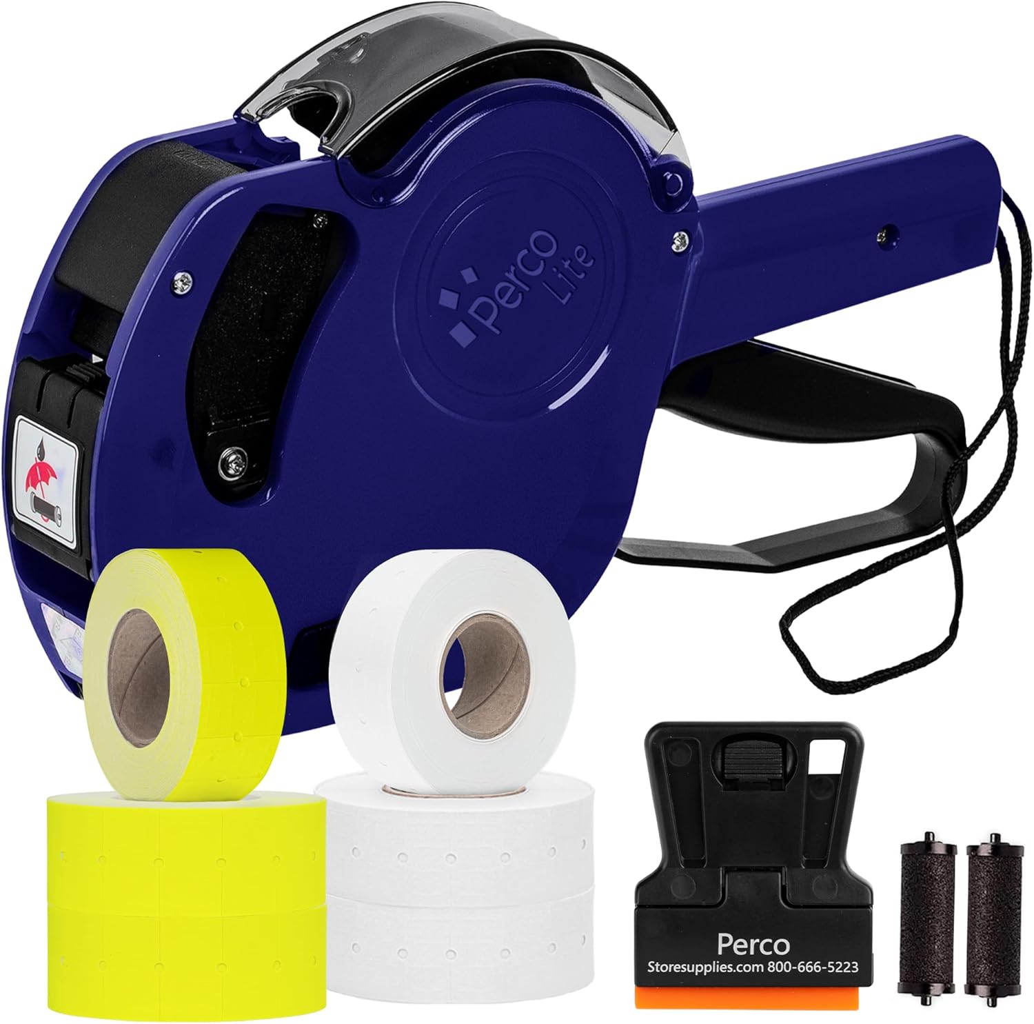 Perco Lite Price Gun Kit with Labels for Small Retail Needs