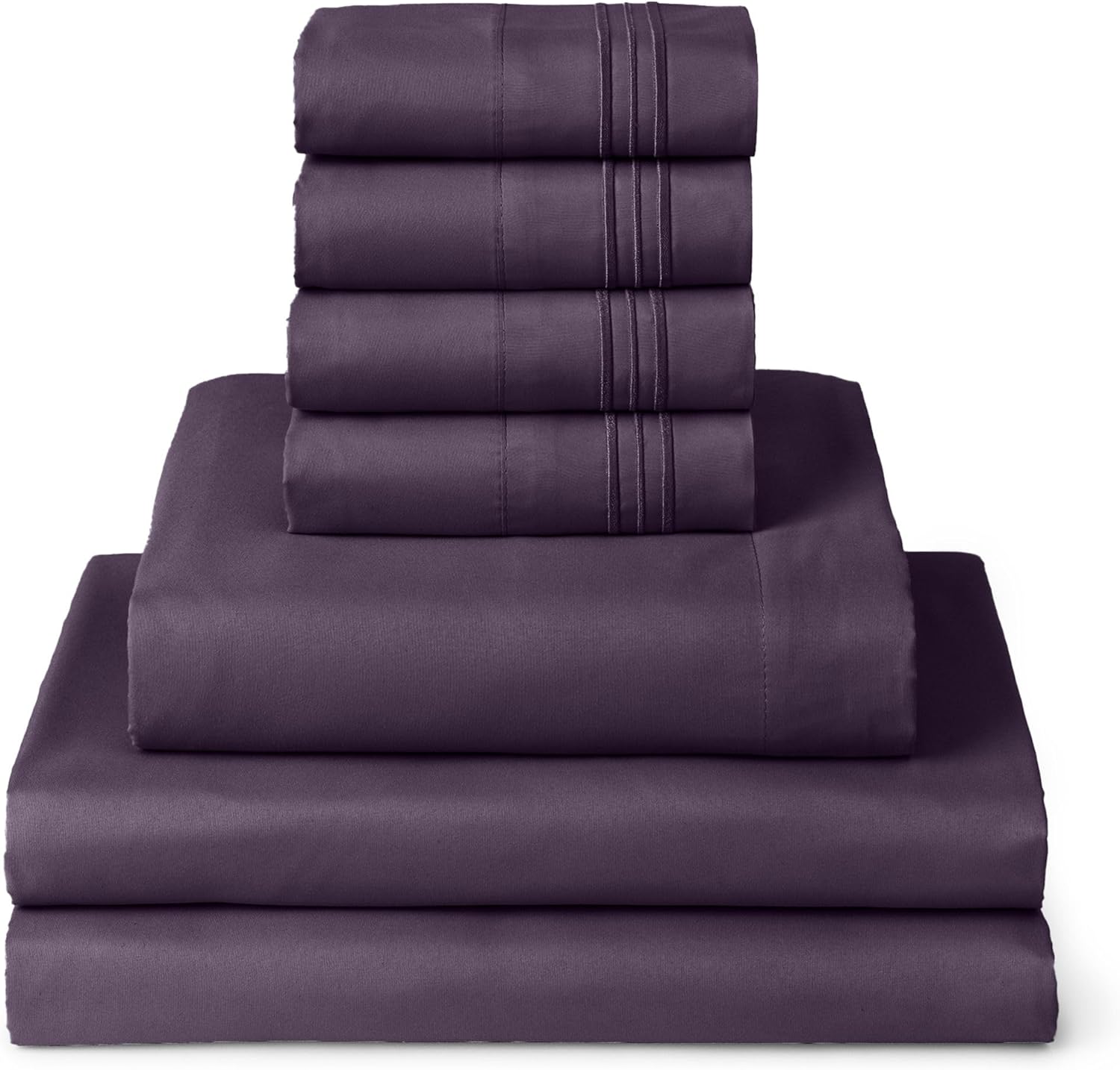 Mellanni Split King Sheet Set - 7-Piece Ultra Soft Bedding