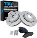 Front Brake Pad & Rotor Kit for 2007-2018 Jeep Wrangler - Ceramic