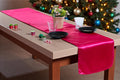 MDS Christmas Satin Table Runners 15 Pack, 12 x 108 in - Magenta