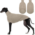Apricot Italian Greyhound Sweater - Turtleneck Knit for Large Dogs