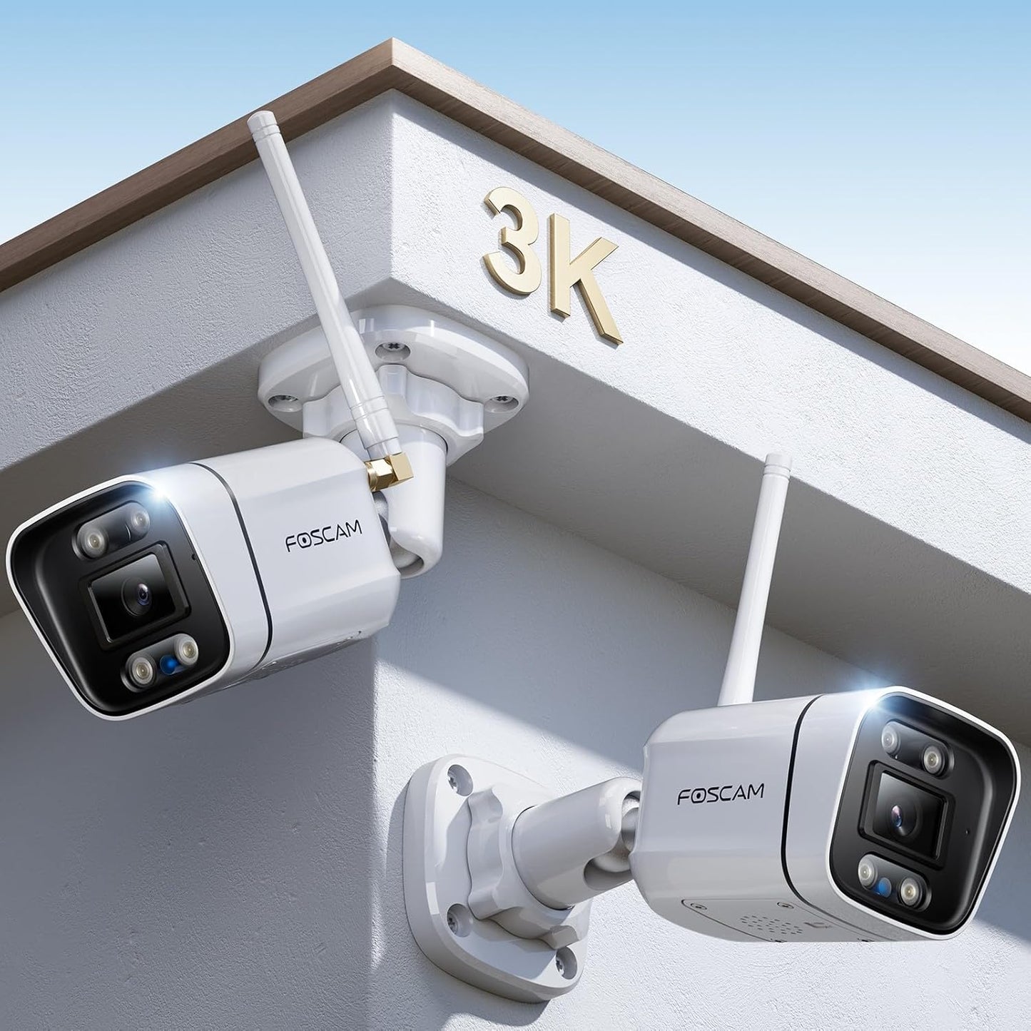 FOSCAM 3K 5MP Wireless Outdoor Security Camera with Night Vision