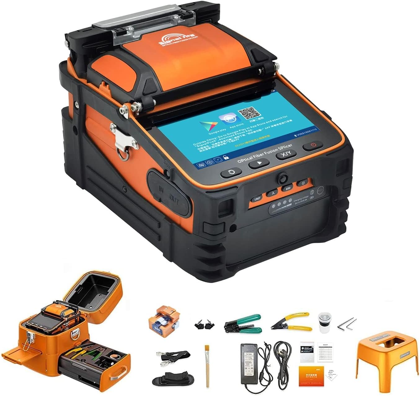 AI-9 Optical Fiber Fusion Splicer for Fast Splicing & Heating