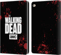Head Case Designs The Walking Dead Black Logo Leather Wallet Case