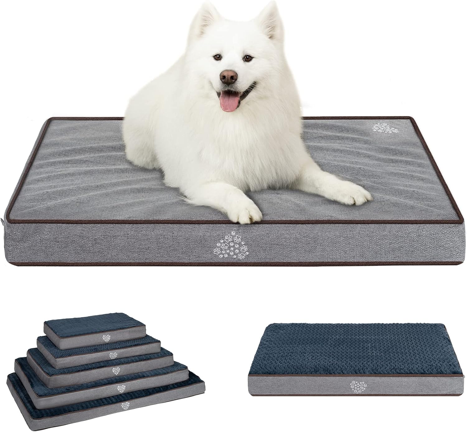 VANKEAN Dog Bed Soft Crate Pad Mat for All Seasons Comfort