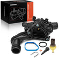 Engine Coolant Thermostat and Housing Assembly Compatible with Mini