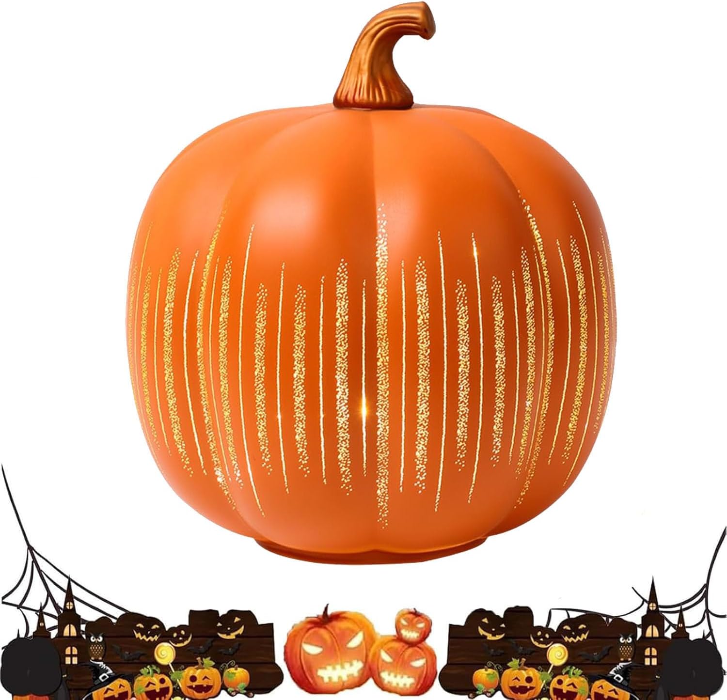 Starry Night LED Pumpkin Lights by YCNASSS for Home Decor