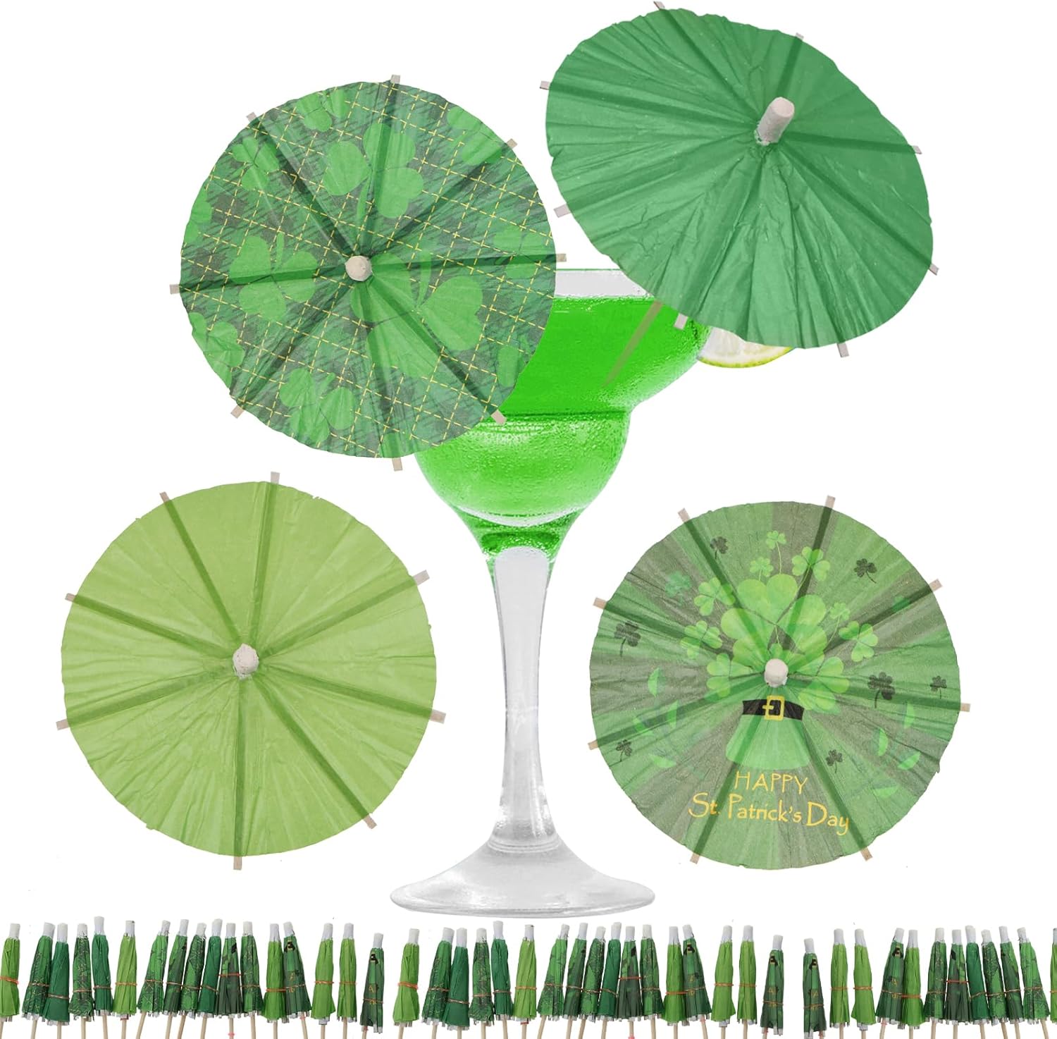 200 Drink Umbrella Cocktail Picks for Party Fun!