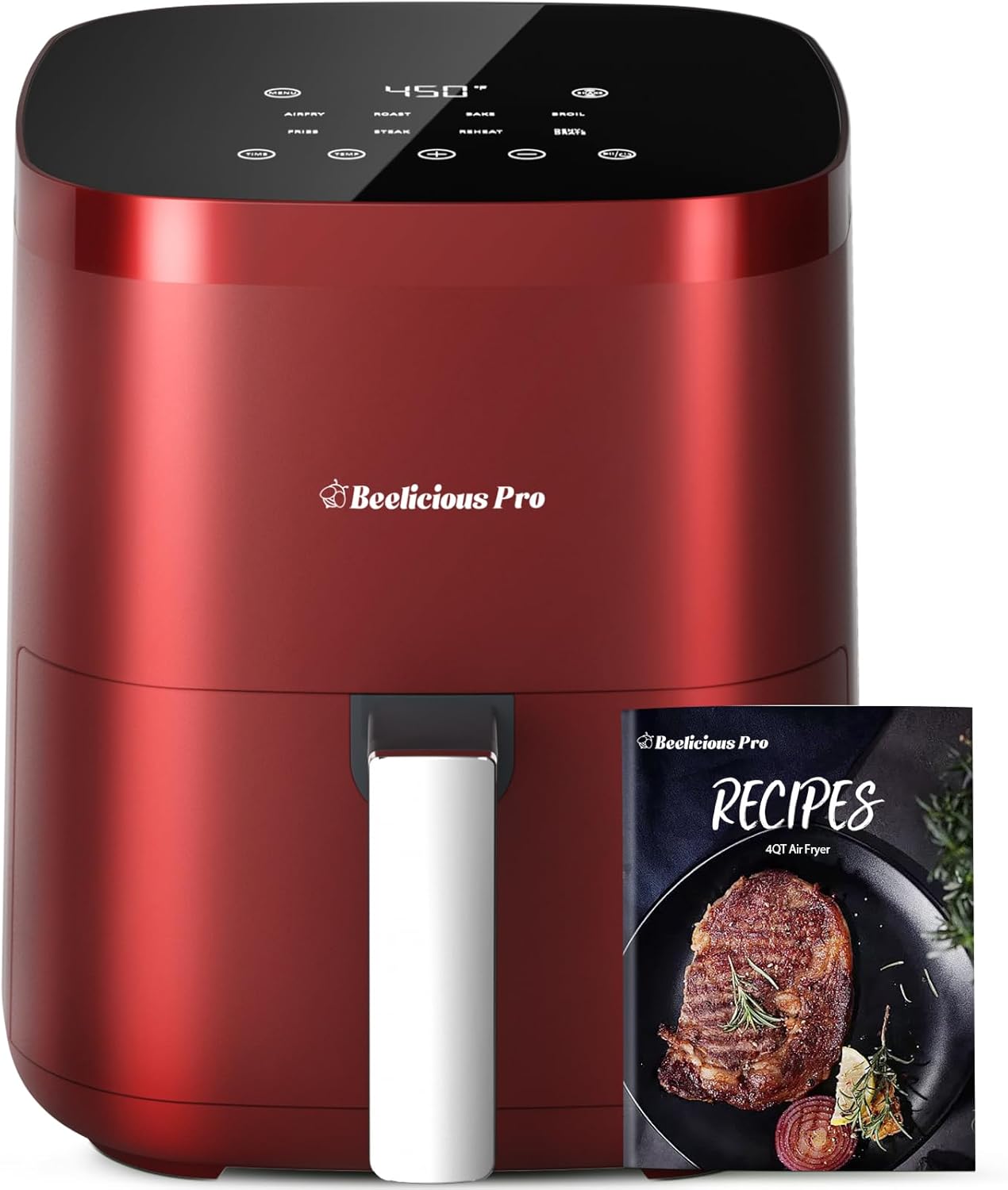 Beelicious Pro Air Fryer: Shake Reminder, Flavor-Lock Tech, Compact Design