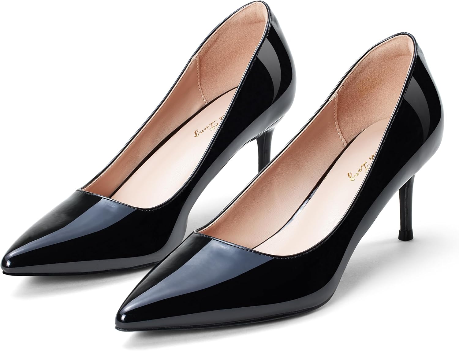Elisabet Tang Kitten Heel Low Pumps for Elegant Comfort Style