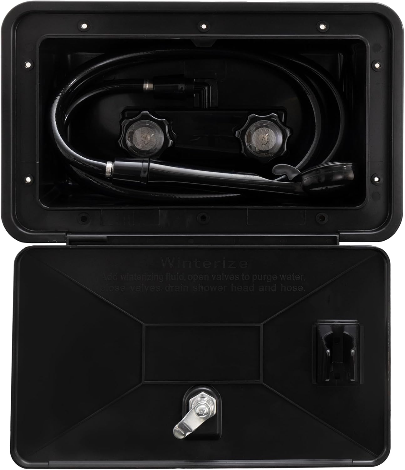 RecPro RV Exterior Shower Box Kit for Convenient Outdoor Use