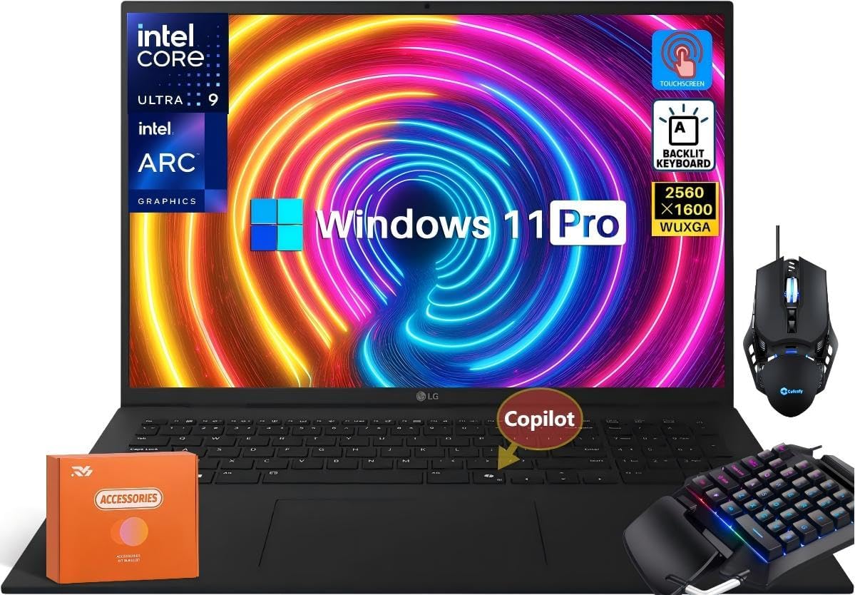 LG Gram 17 Touchscreen Laptop with Intel Ultra 9 Performance