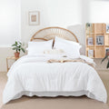 Full Size Comforter Set 7 Pieces White Comforter Full Size - Soft