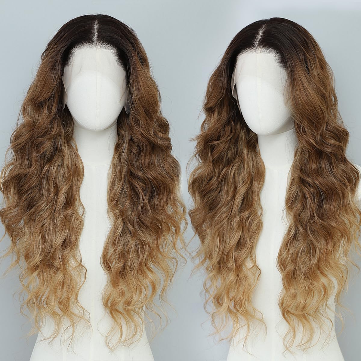 13x4 Synthetic Lace Front Wigs for Stunning Honey Blonde Looks