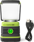 Consciot Rechargeable LED Lantern: 1000LM Brightness