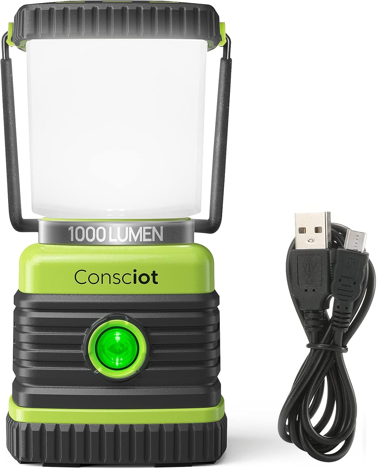 Consciot Rechargeable LED Lantern: 1000LM Brightness