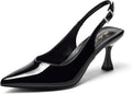 Elisabet Tang Kitten Heel Slingback Pumps - Comfortable 3in Low