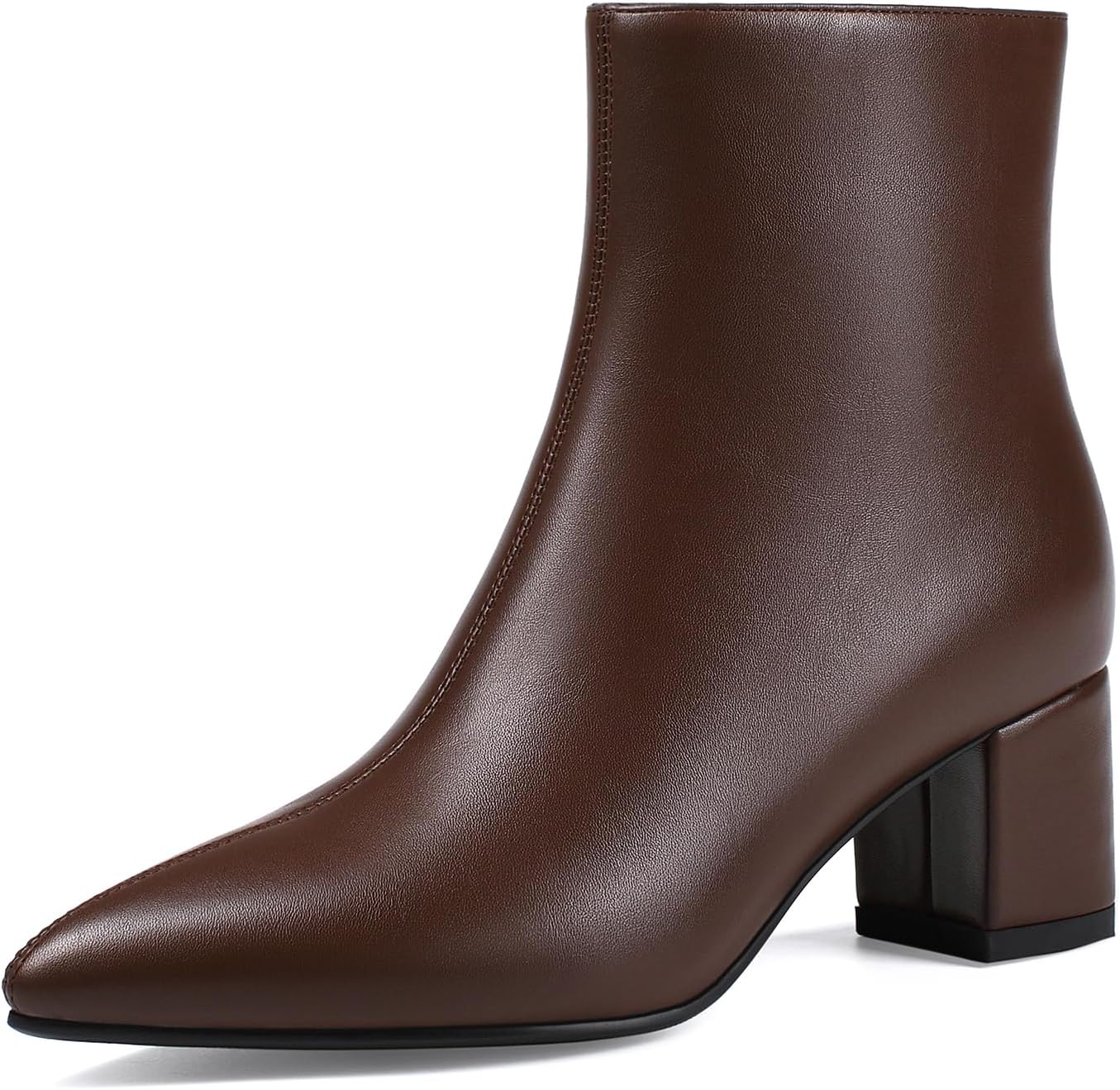 Women's Ankle Boots Low Heeled Chunky Block Heel Booties