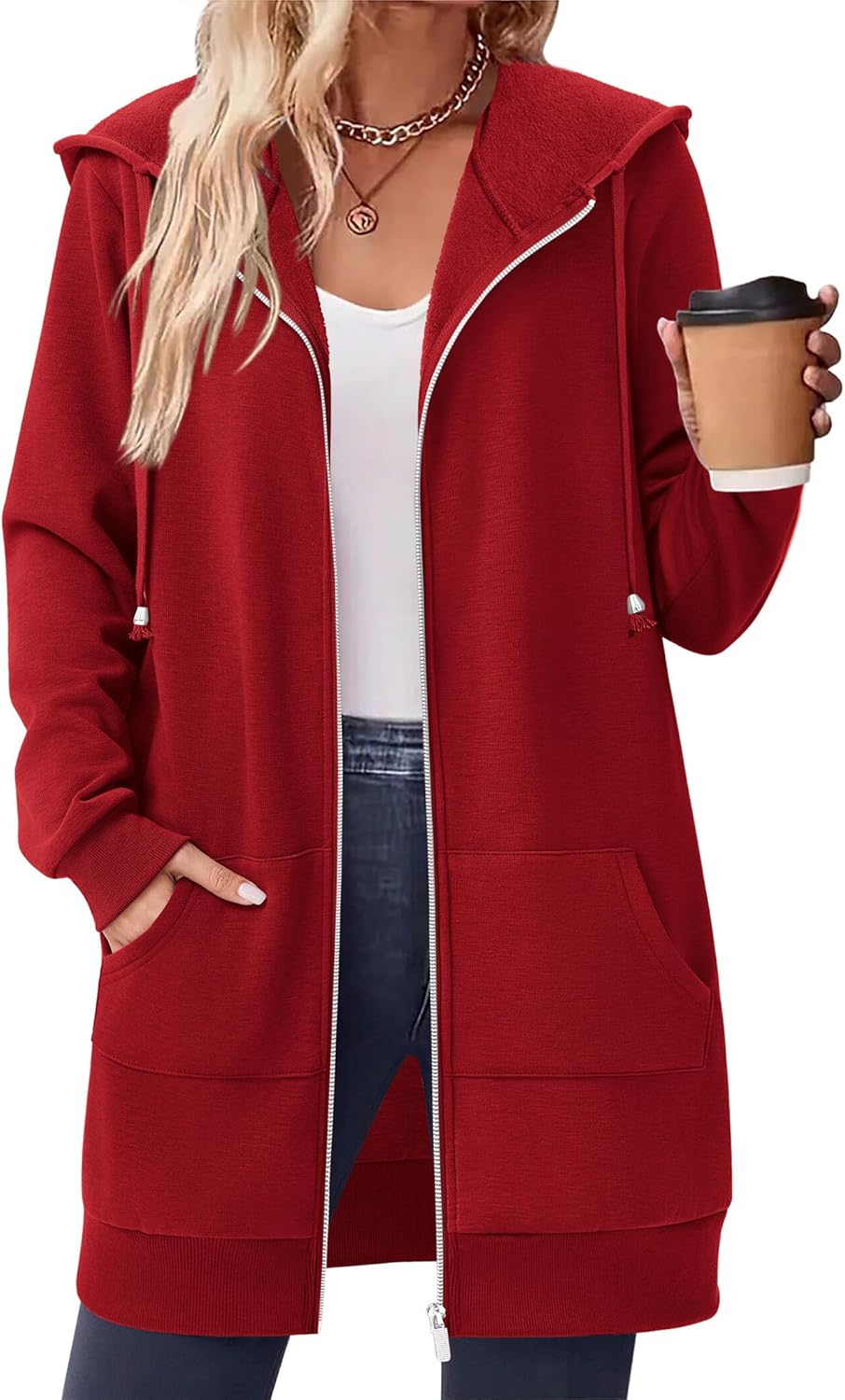 Zeagoo Women's Zip Up Hoodies for Fall and Winter Comfort