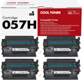 057H 057 Toner Cartridge 4 Pack Compatible Replacement - High Yield