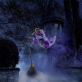 Halloween Decorations Outdoor 12FT Animated Hovering Witch - Sound