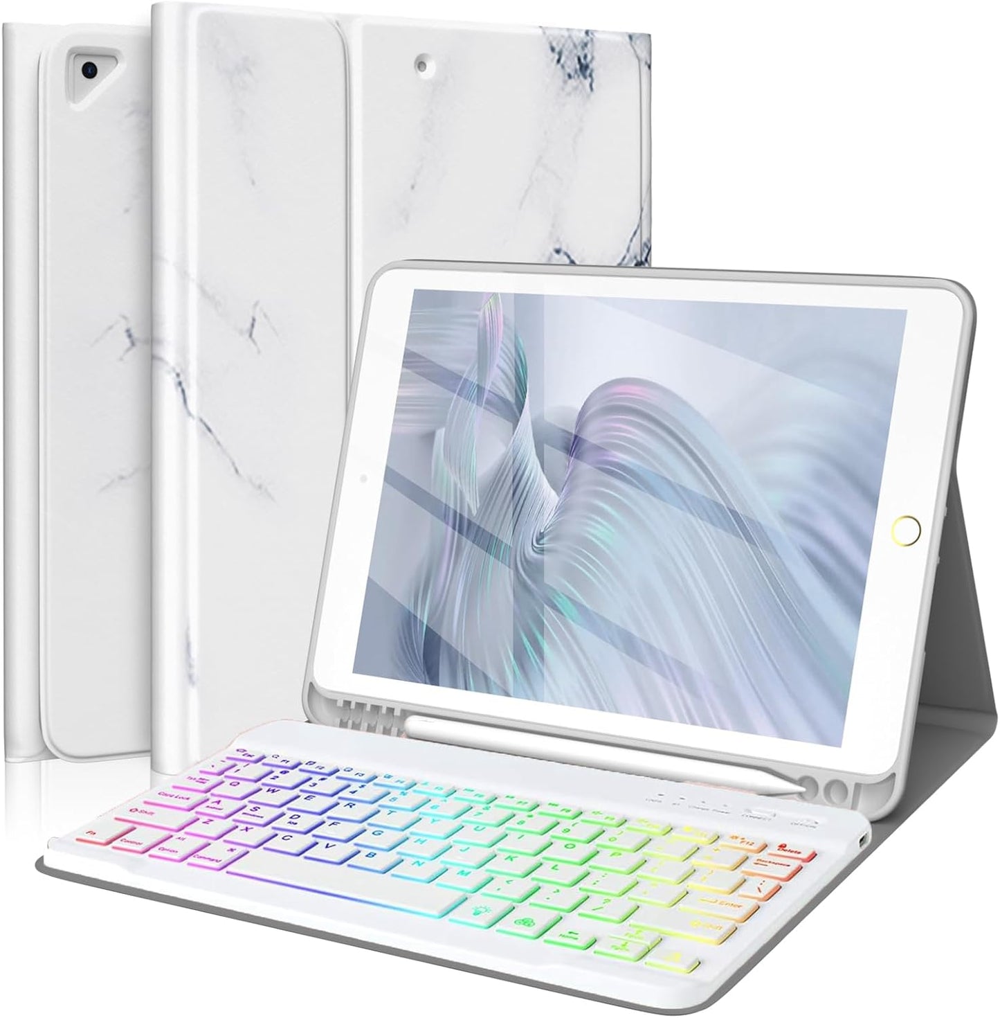 Backlit Keyboard Case for iPad 9th 8th 7th Generation 10.2 in