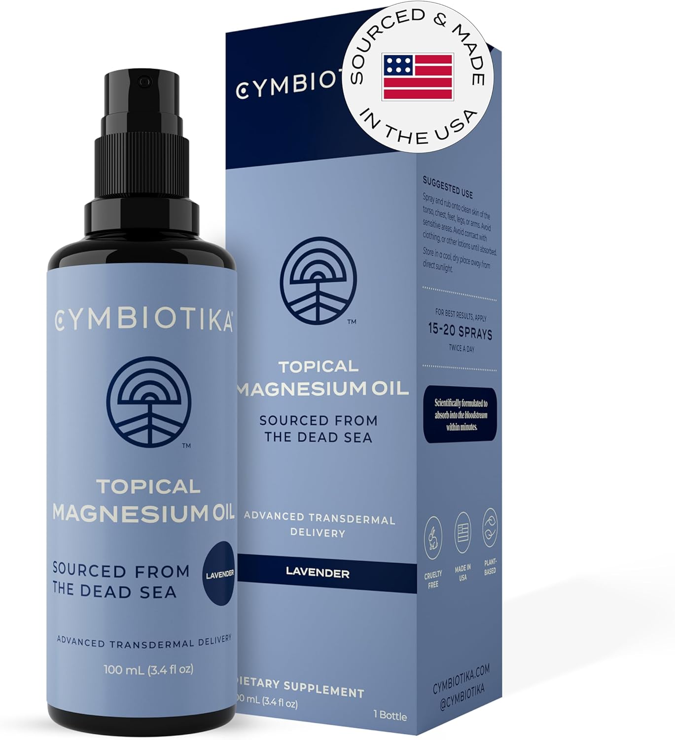 Topical Magnesium Oil Spray for Muscle and Joint Health Support