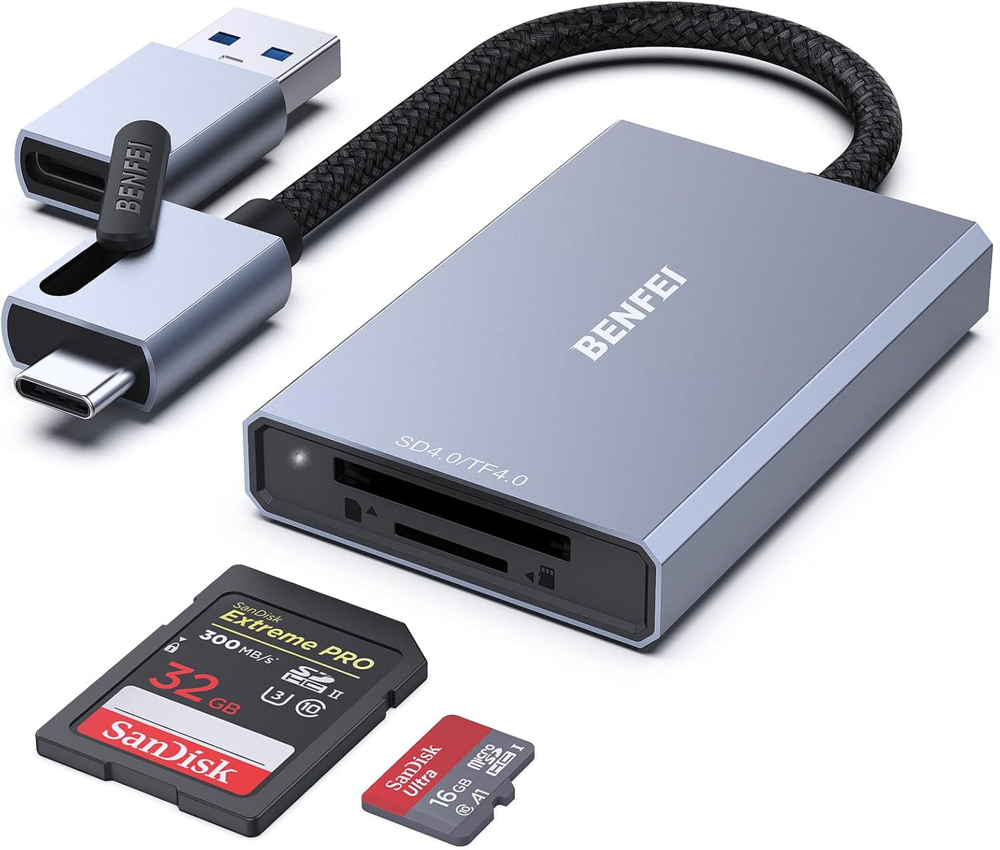 High-Speed BENFEI SD 4.0 Card Reader