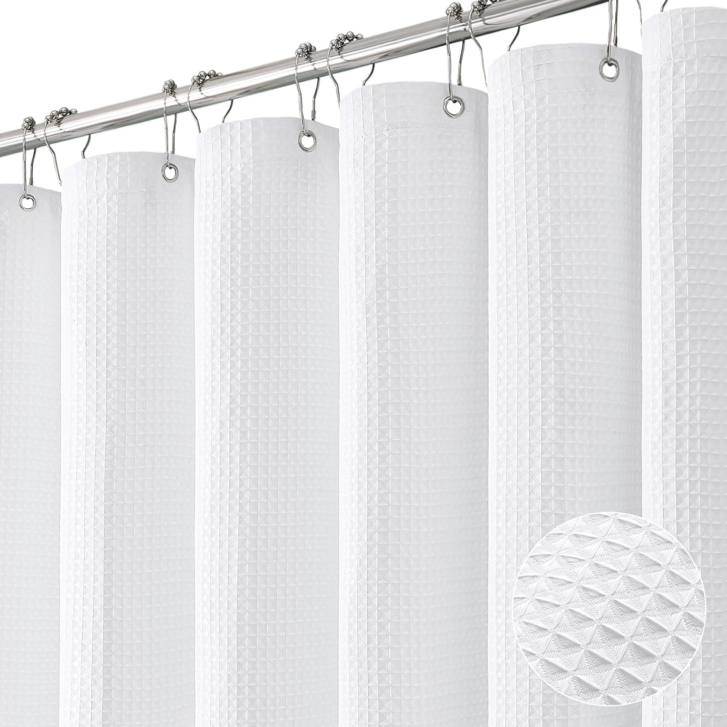 Dynamene Luxury Hotel Shower Curtain - Wrinkle Free