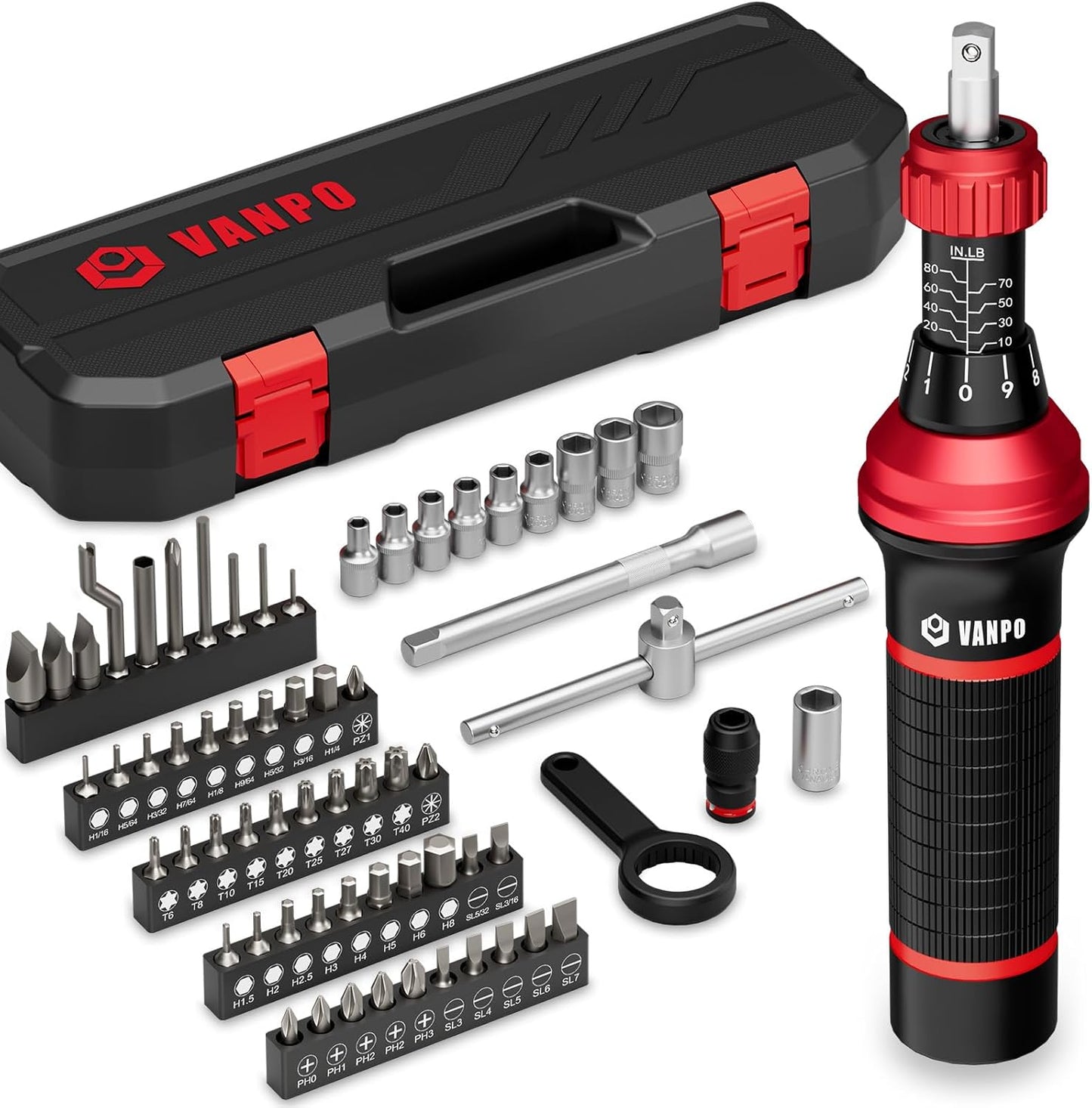 Torque Screwdriver Set for Precise Torque Control and Repairs
