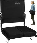 Portable Stadium Seat for Bleachers with Back Support - Thick Cushion